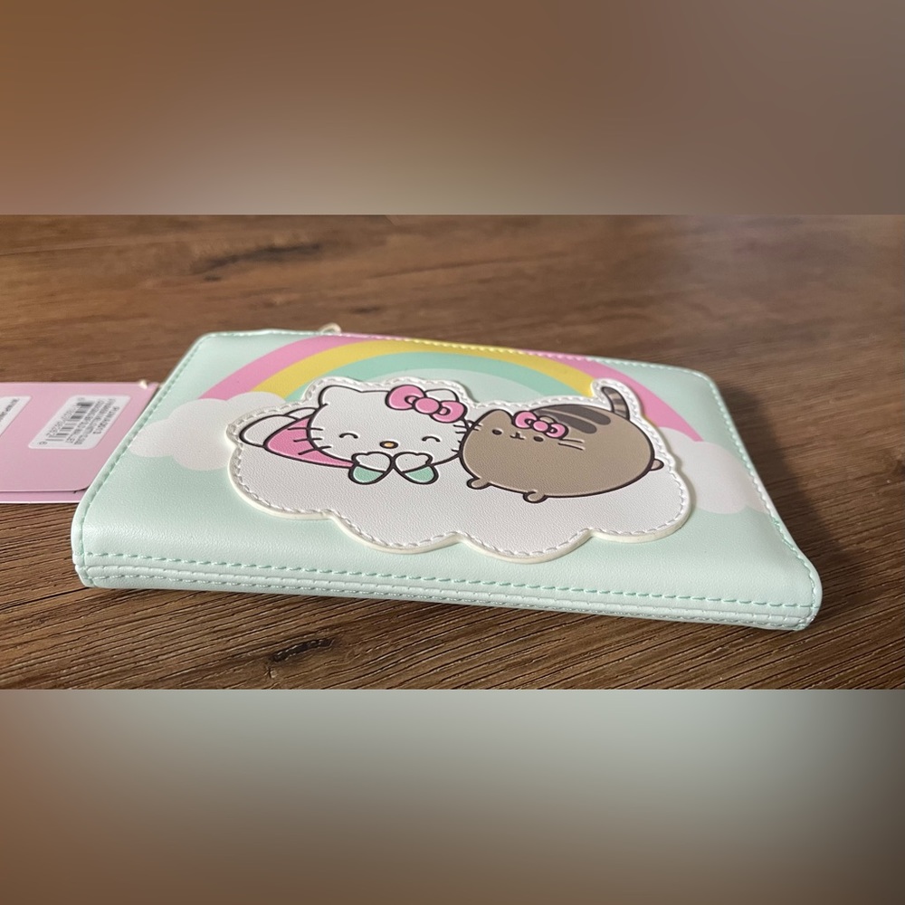 HELLO KITTY & PUSHEEN-NWT Faux Leather Wallet - Picture 4 of 13